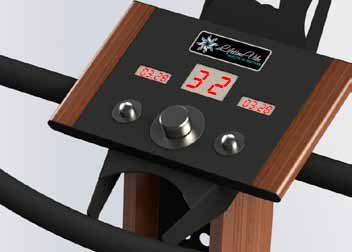 Close-up of the LifetimeVibe control panel